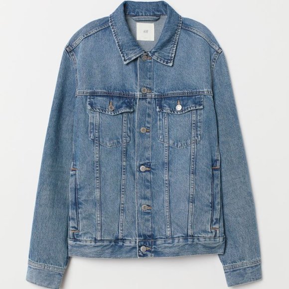 NWOT H&M Denim Jacket (S) - Picture 1 of 7